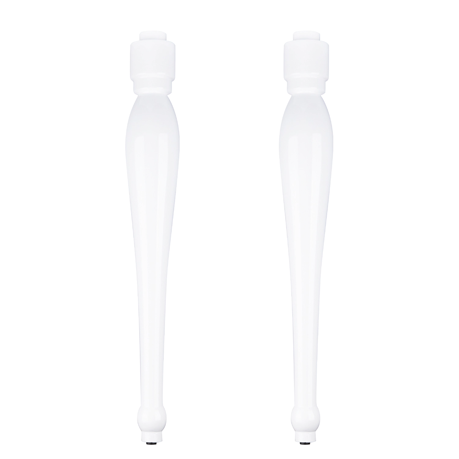 Solid wood spindle legs MCL03 for bathroom console sink, produced by meilong ceramics company